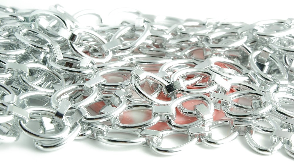 chaîne maillon ovale argent