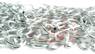 chaîne maillon ovale argent