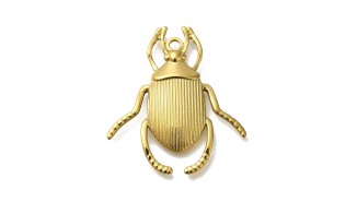 pendentif scarabée acier