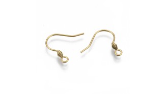 copy of Crochets d'oreilles en laiton doré