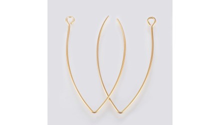copy of Crochets d'oreilles en laiton doré