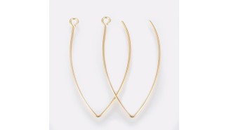 copy of Crochets d'oreilles en laiton doré