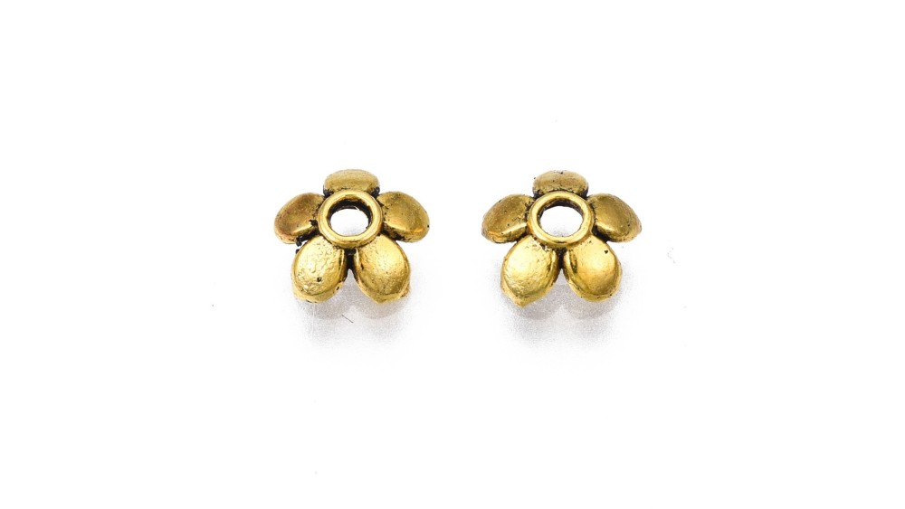 copy of Coupelles pour perles 3mm en laiton doré