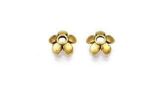 copy of Coupelles pour perles 3mm en laiton doré