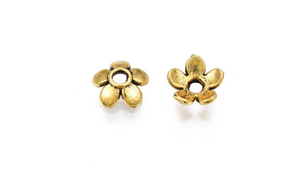 copy of Coupelles pour perles 3mm en laiton doré