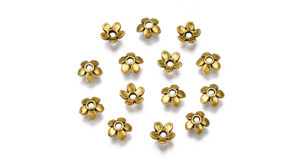 copy of Coupelles pour perles 3mm en laiton doré