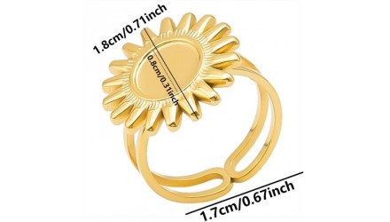 support bague acier