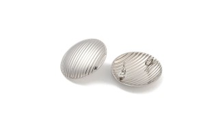 copy of Puces d'oreille rondes en acier inoxydable plaqué or 18k