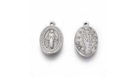 copy of Petite médaille religieuse acier inoxydable
