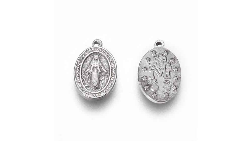 médaille religieuse acier