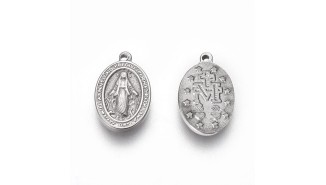 médaille religieuse acier