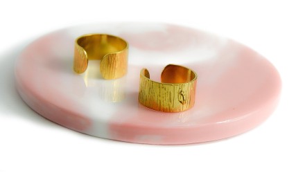 bague acier or