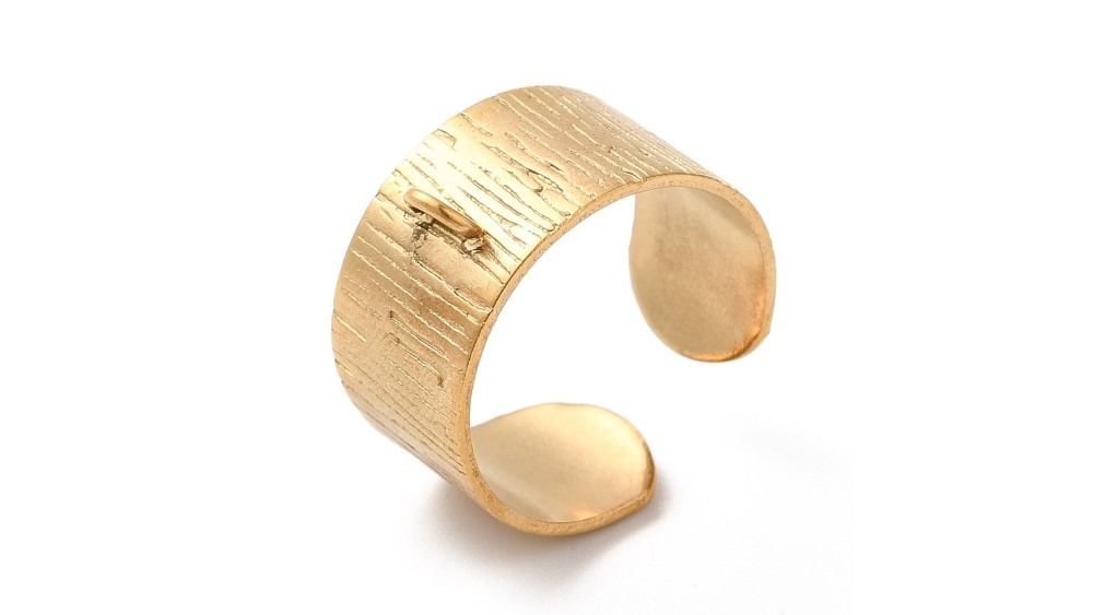 copy of Support bague serpent en acier inoxydable doré plaqué 18K