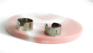 copy of Support bague serpent en acier inoxydable doré plaqué 18K