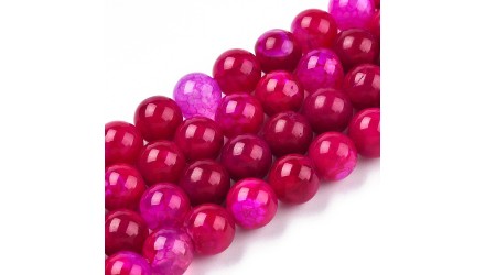 agate fuchsia 8mm