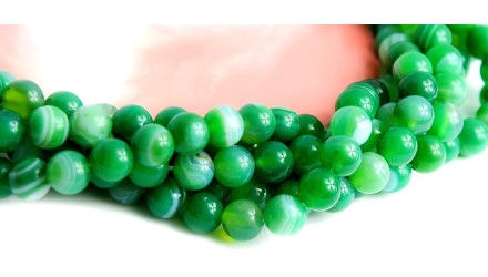 perle agate 8mm