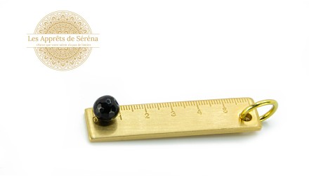 perle jade noire 10mm FACETTES