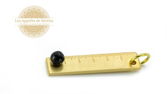 perle jade noire 10mm FACETTES