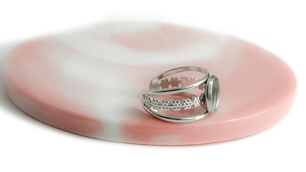 copy of Support bague serpent en acier inoxydable doré plaqué 18K