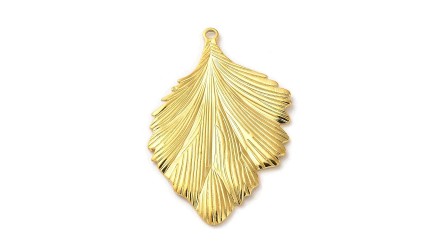 Pendentifs Feuille Dorée en Acier Inoxydable PVD – Qualité Pro
