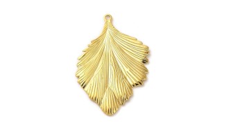 Pendentifs Feuille Dorée en Acier Inoxydable PVD – Qualité Pro