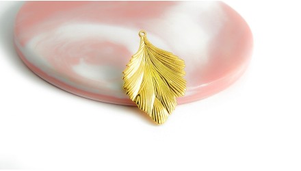 breloque feuille