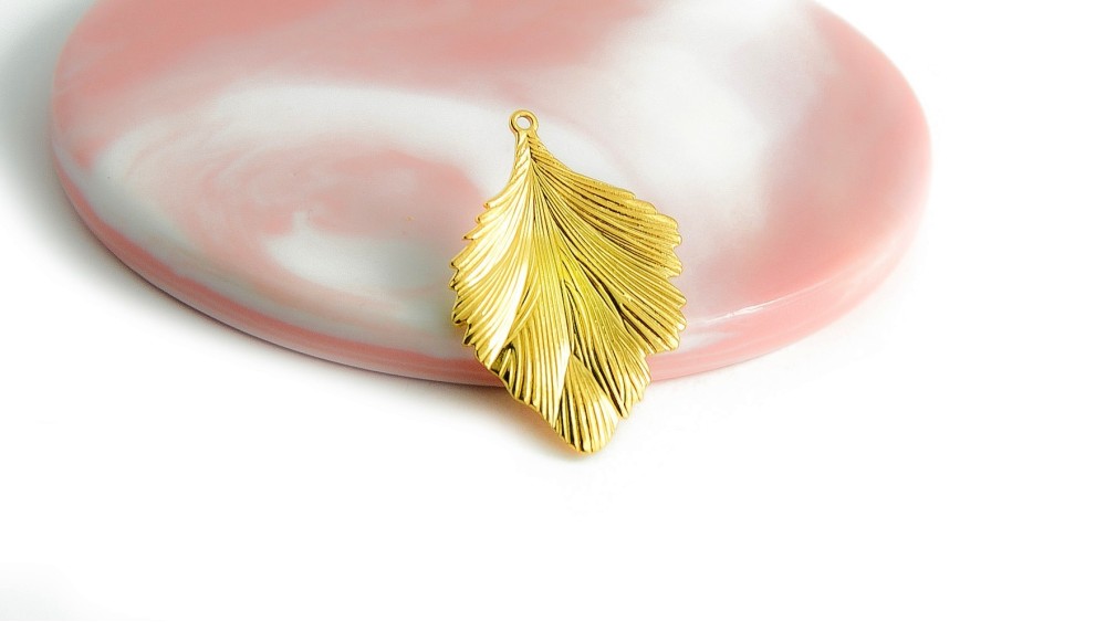 breloque feuille