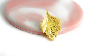 breloque feuille