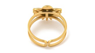 bague plateau acier