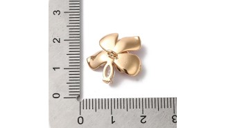 pendentif orchidée laiton