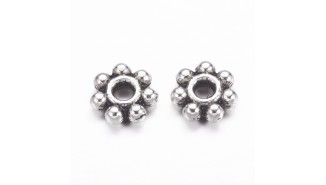 copy of Perles Bouddha 11mm en zamak argent