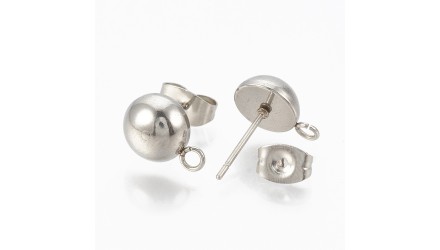 copy of Puces d'oreille en acétate violette x paire