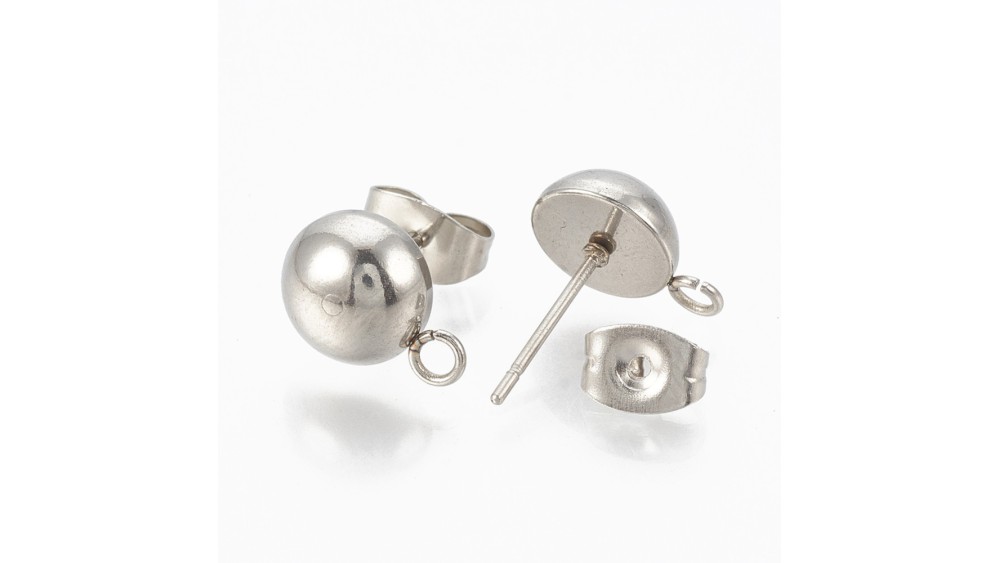 copy of Puces d'oreille en acétate violette x paire