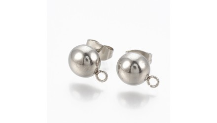 copy of Puces d'oreille en acétate violette x paire