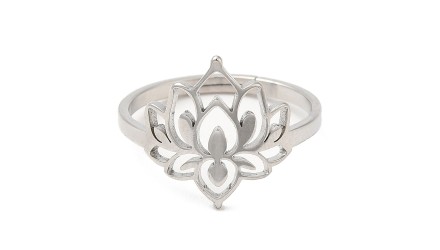 copy of Bague lotus en acier inoxydable couleur or