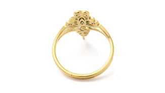 copy of Bague lotus en acier inoxydable couleur or