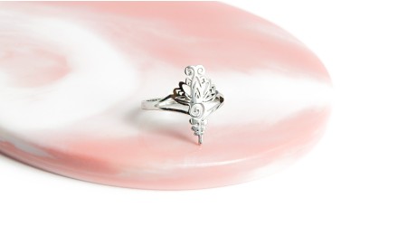 copy of Bague lotus en acier inoxydable couleur or