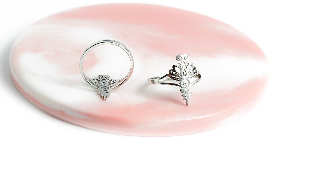 copy of Bague lotus en acier inoxydable couleur or