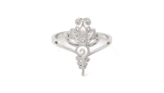 copy of Bague lotus en acier inoxydable couleur or