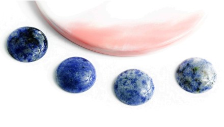 copy of Cabochon 12mm agate indienne naturelle