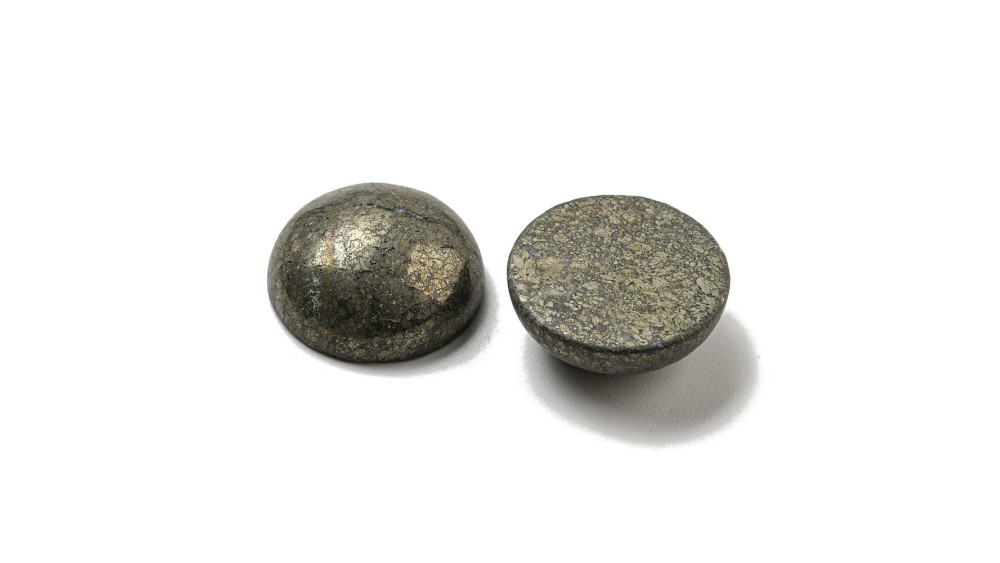 cabochon pyrite