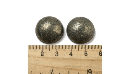 cabochon pyrite