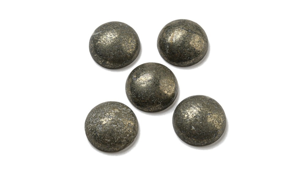 cabochon pyrite