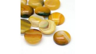 copy of Cabochon 12mm agate indienne naturelle