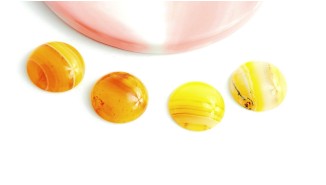 copy of Cabochon 12mm agate indienne naturelle