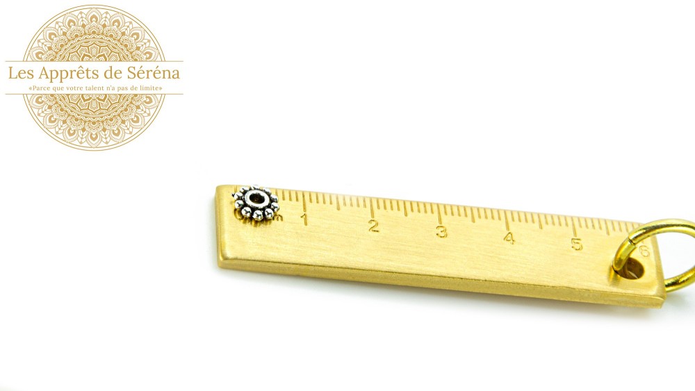 copy of Perles Bouddha 11mm en zamak argent