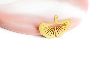 Pendentif feuille de ginkgo
