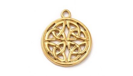 pendentif nœud celte acier