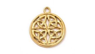 pendentif nœud celte acier