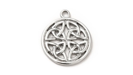 pendentif nœud celte acier